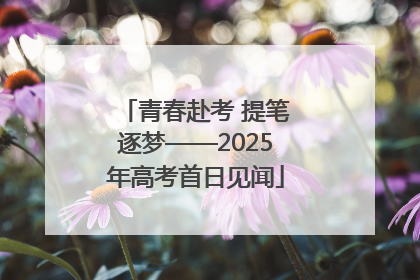 青春赴考 提笔逐梦——2025年高考首日见闻