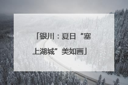 银川：夏日“塞上湖城”美如画