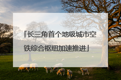 长三角首个地级城市空铁综合枢纽加速推进