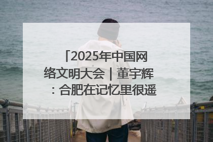 2025年中国网络文明大会｜董宇辉：合肥在记忆里很遥远也很亲切