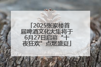 2025张家楼首届啤酒文化大集将于6月27日启幕“十夜狂欢”点燃盛夏