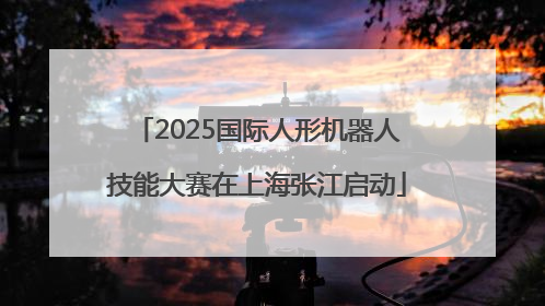 2025国际人形机器人技能大赛在上海张江启动
