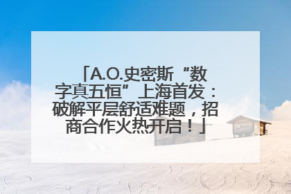 A.O.史密斯“数字真五恒”上海首发：破解平层舒适难题，招商合作火热开启！