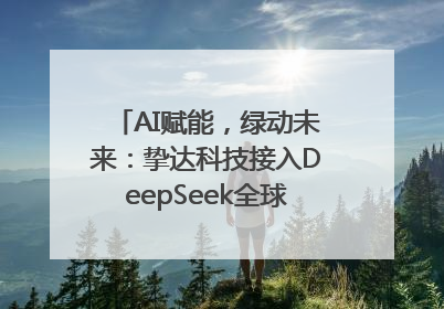 AI赋能，绿动未来：挚达科技接入DeepSeek全球化布局的新篇章